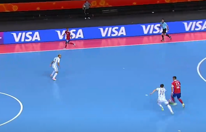 FIFA pasaulio salės futbolo čempionatas. Ketvirtfinalis. Rusijos futbolo sąjungos komanda – Argentina