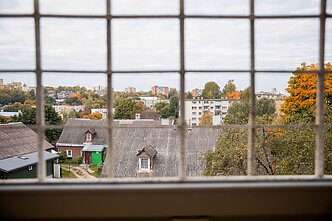 Migrant camp opened in a former homeless shelter in central Vilnius