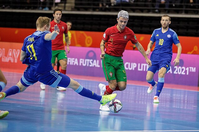 FIFA pasaulio salės futbolo čempionatas. Pusfinalis. Portugalija – Kazachstanas