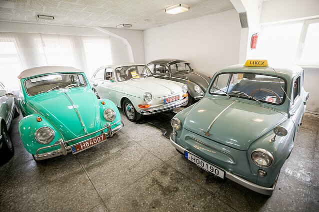 Lithuania's vintage car museum.