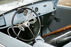 Lithuania's vintage car museum.