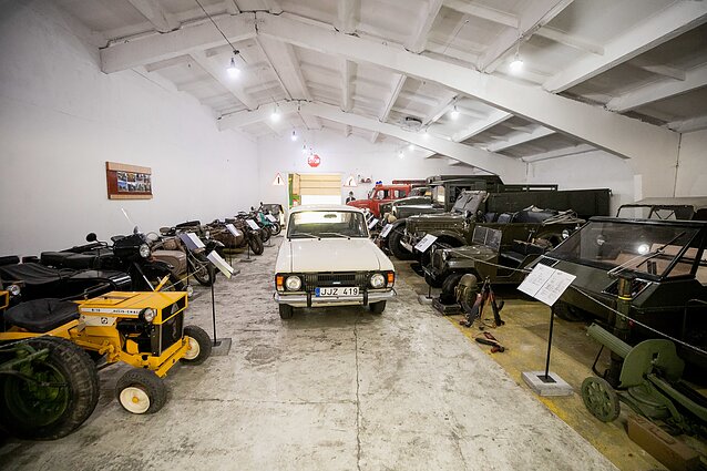 Lithuania's vintage car museum.