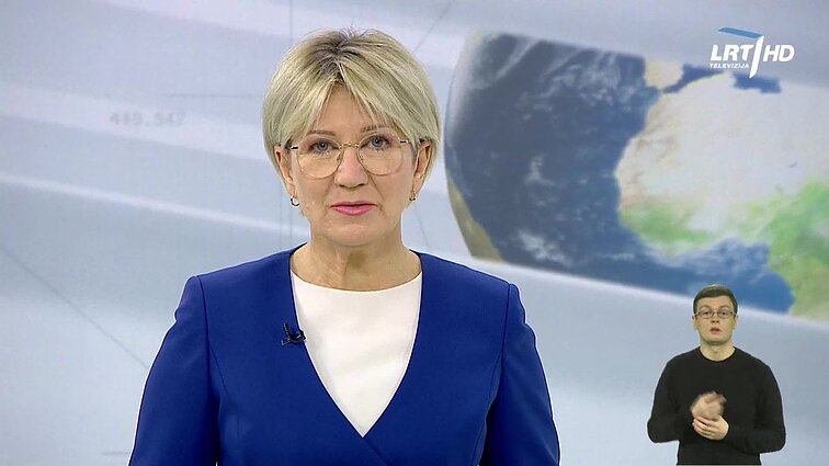 Žinios. Sportas. Orai (su vertimu į gestų k.)