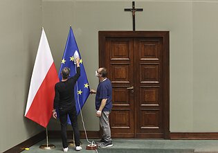 Lenkijos ir Europos Sąjungs vėliava