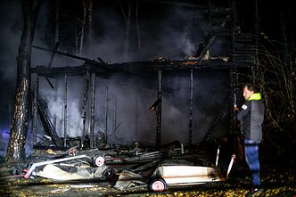 A fire in Lithuania’s Trakai burns down yacht club with 20 boats