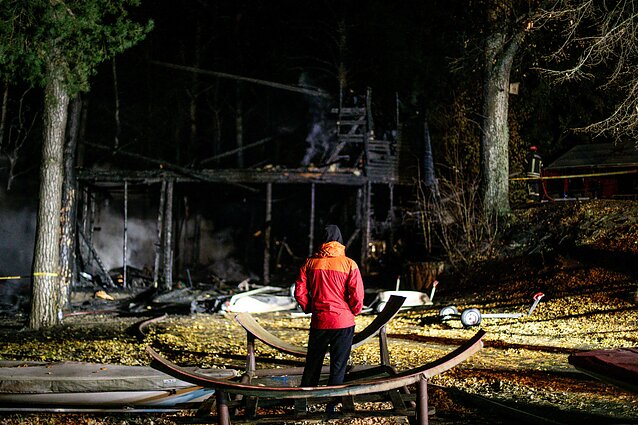 A fire in Lithuania’s Trakai burns down yacht club with 20 boats