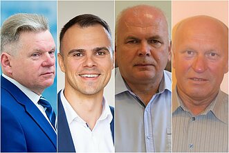 Jaroslav Narkevič, Andrius Šatevičius, Stasys Jokubauskas ir Ildefonsas Petkevičius Jaroslav Narkevič, Andrius Šatevičius, Stasys Jokubauskas ir Ildefonsas Petkevičius