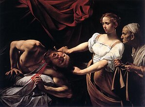 Caravaggio, „Judith nukerta galvą Holofernui“