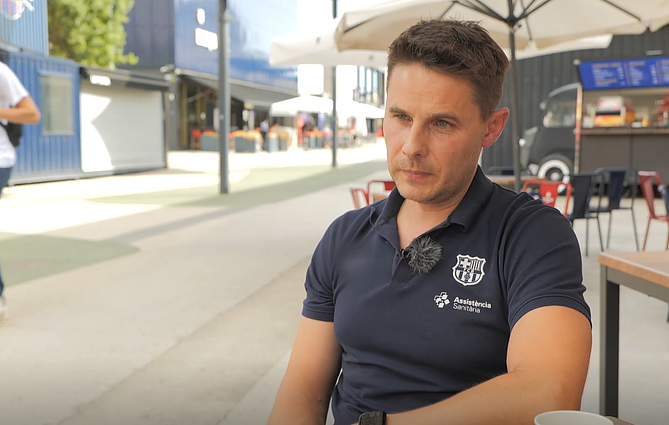 Neįtikėtina Mindaugo karjera Ispanijoje. Lietuvis – Barselonos krepšinio klubo gydytojas.