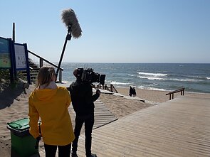 Dokumentinio filmo „Būsiu su tavim“ kūrimo metu Dokumentinio filmo „Būsiu su tavim“ kūrimo metu