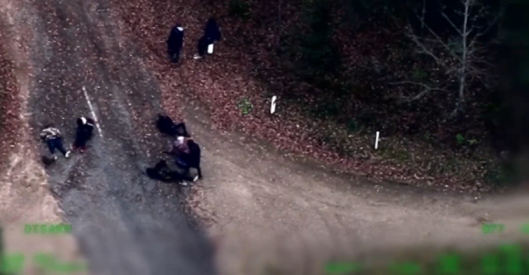 VSAT: įtariama, kad ties pasieniu su Baltarusija užfiksuoti migrantai