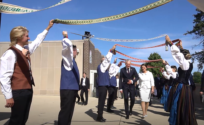 Prezidentas Gitanas Nausėda lankosi Čikagoje