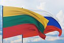 Флаги Литвы и России