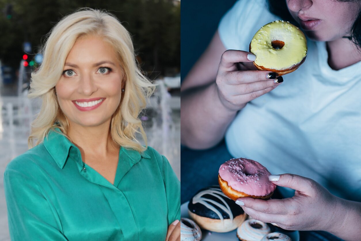Jurgita Plisienė, emocinis valgymas. Asociatyvus koliažas