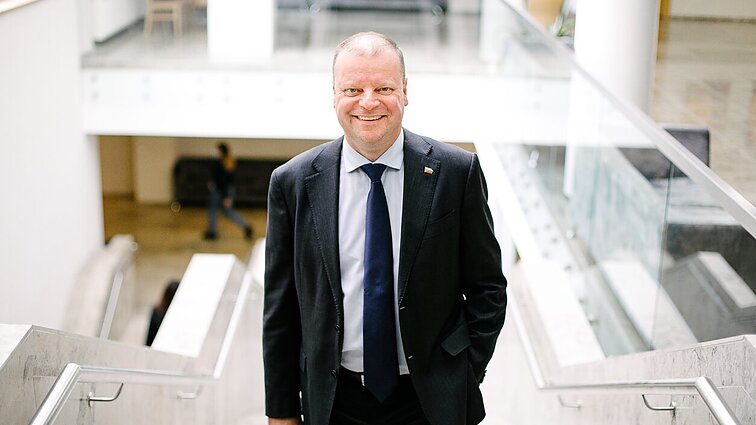 Dienos tema. Skvernelis apie su juo siejamą partiją „Vardan Lietuvos“: visi nariai yra vienodos svarbos