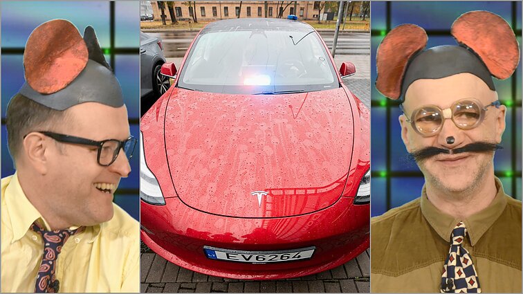 Peliukai apie kelių policijos įsigytą „Tesla“ elektromobilį: kelių eismo taisyklių pažeidėjų padaugės?