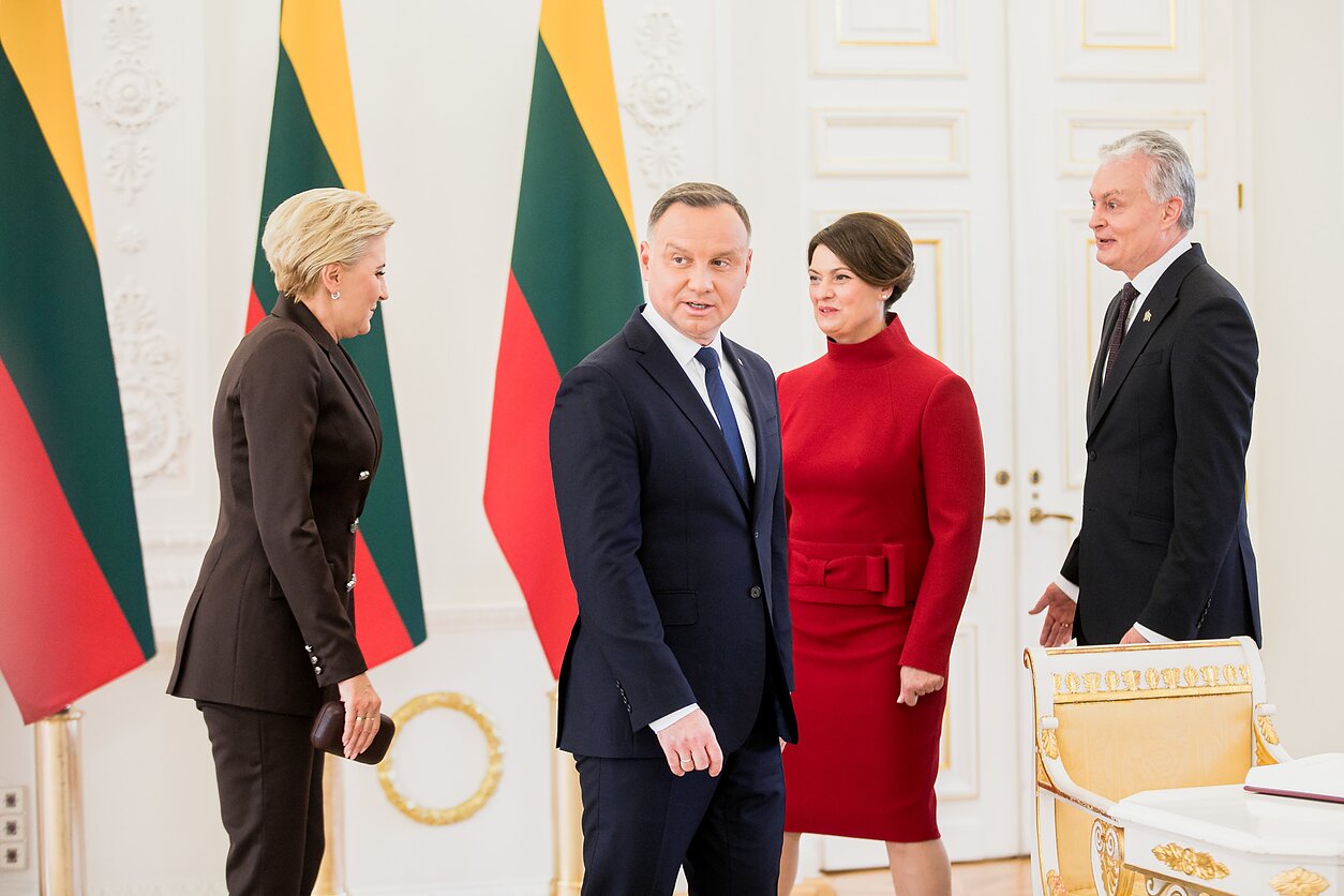 A. Dudos ir G. Nausėdos susitikimas Prezidentūroje