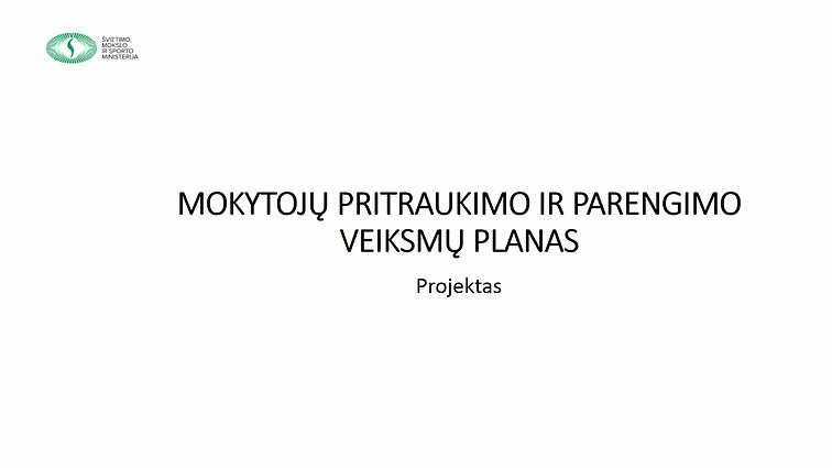 Spaudos konferencija apie 2022–2030 m. mokytojų rengimo ir kvalifikacijos tobulinimo planą