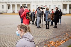 Solidarumo su LGBT asmenimis akcija prie prezidentūros
