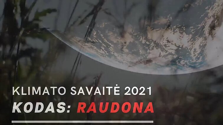 Klimato savaitė 2021. Kodas: Raudona