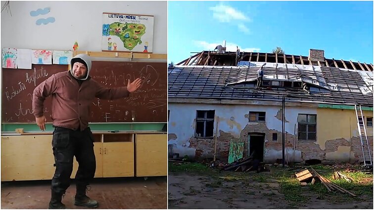 „Būro kiemo“ projektas šimtametėje mokykloje