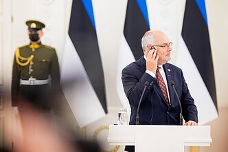 Gitanas Nausėda ir Alaras Karis