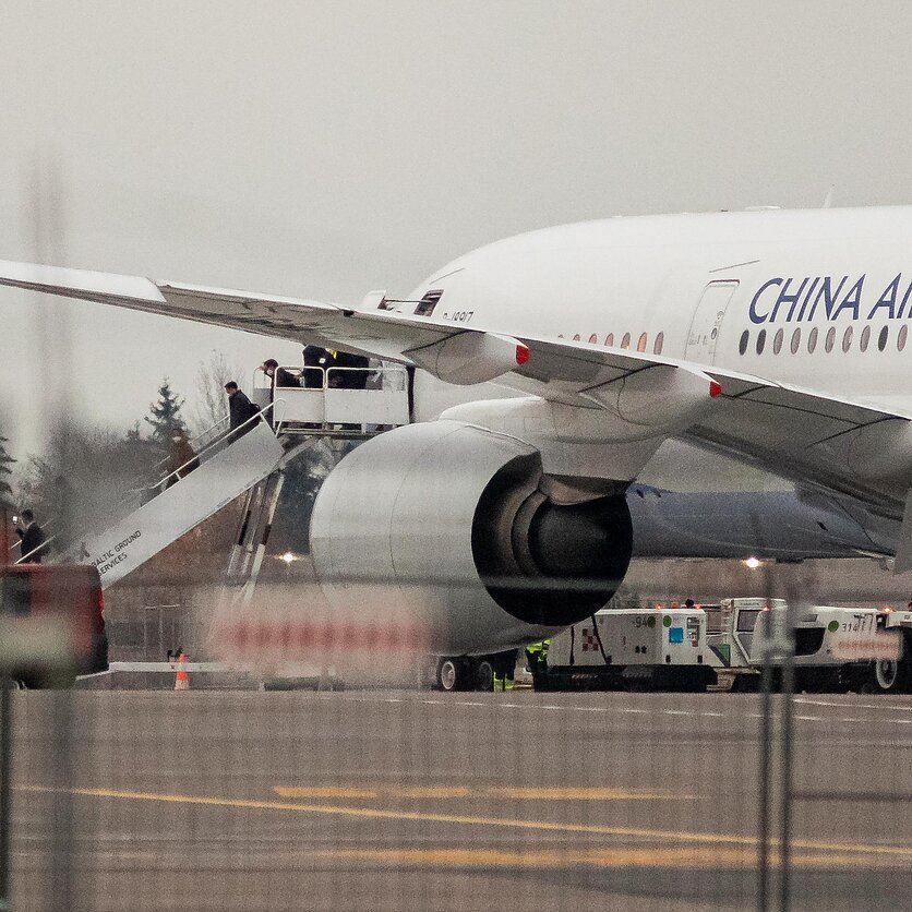 D. Umbraso  / LRT nuotr., Airbus A350-900 lėktuvas, Juo į šalį atskrido Taivano verslo delegacija