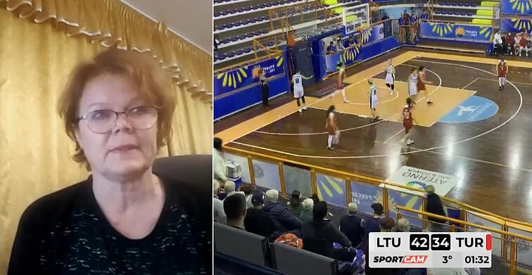 Kurčiųjų moterų krepšinio rinktinės trenerė: siekiamybė, kad žaidėjos įgautų nugalėtojų mentalitetą