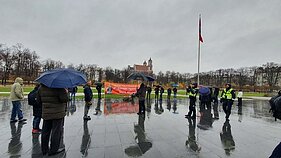 Lukiškių aikštėje surengtas Algirdo Paleckio palaikymo mitingas