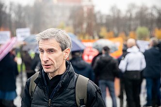 Lukiškių aikštėje surengtas Algirdo Paleckio palaikymo mitingas