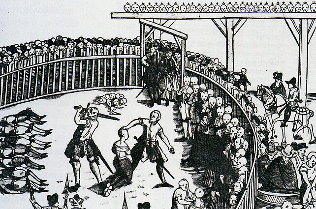 Public execution in Hamburg, Germany, 1573