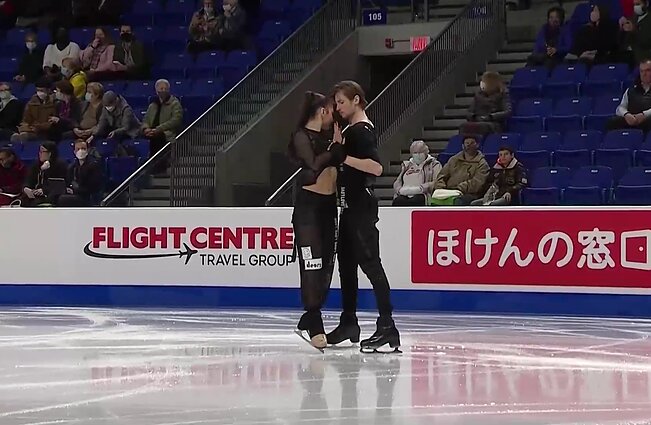 Pasaulio dailiojo čiuožimo taurės varžybos. Kanados „Didysis prizas“. Šokiai ant ledo. Trumpoji programa