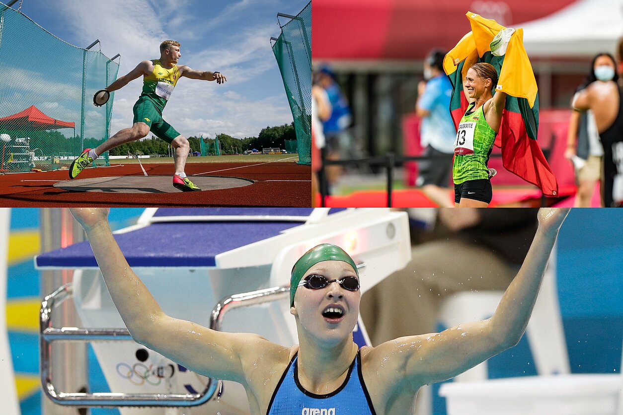 Mykolas Alekna, Laura Asadauskaitė-Zadneprovskienė, Rūta Meilutytė
