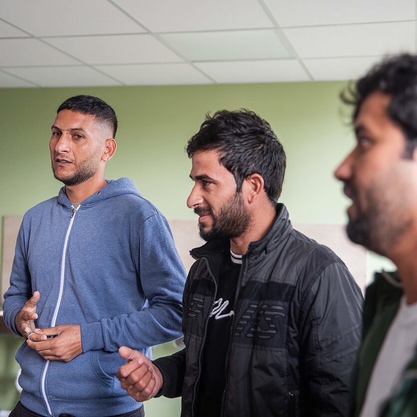 E. Blažio / LRT nuotr., Pabėgėlių priėmimo centro Naujininkuose atidarymas