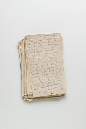 D. Grinkevičiūtės rankraštis, 1949–1950 m. 