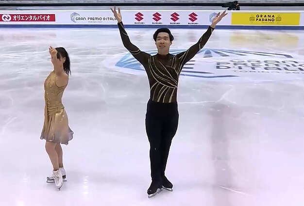 Dailusis čiuožimas. Italijos „Didysis prizas“. Šokiai ant ledo. Trumpoji programa