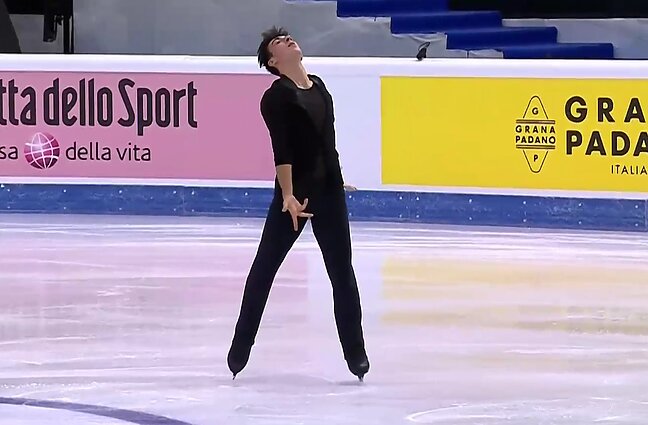 Dailusis čiuožimas. Italijos „Didysis prizas“. Vyrai. Trumpoji programa