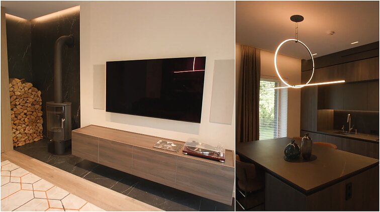 Įrengė loftą buvusiose meno dirbtuvėse: neįprastu sprendimu tapo retai butuose statoma krosnelė