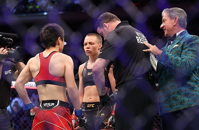 Sportas. Orai. Namajunas vėl įveikė kinę ir apgynė UFC čempionės titulą