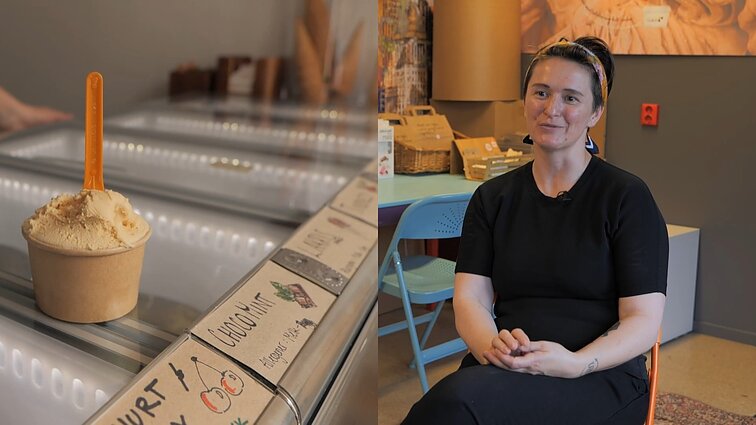 Jolanta, metusi nekenčiamą darbą, dabar gamina skaniausius ledus Norvegijoje.