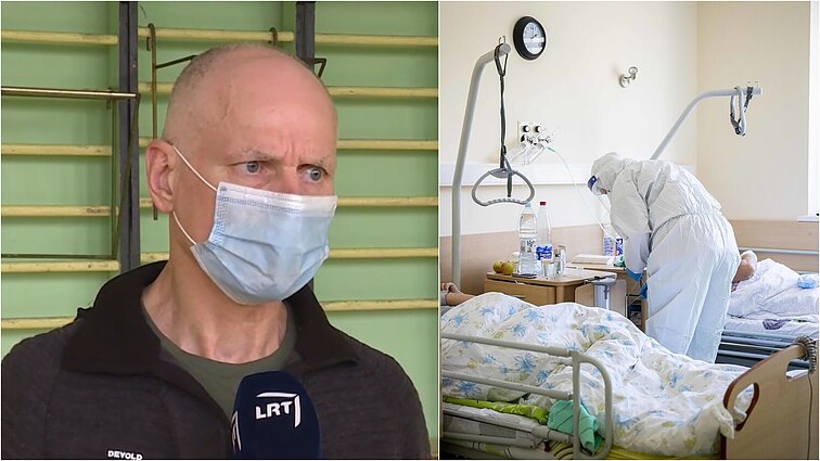 Aršiai prieš skiepus pasisakęs panevėžietis, atsidūręs ligoninėje, pakeitė nuomonę: sveikas gyvenimo būdas nepadėjo