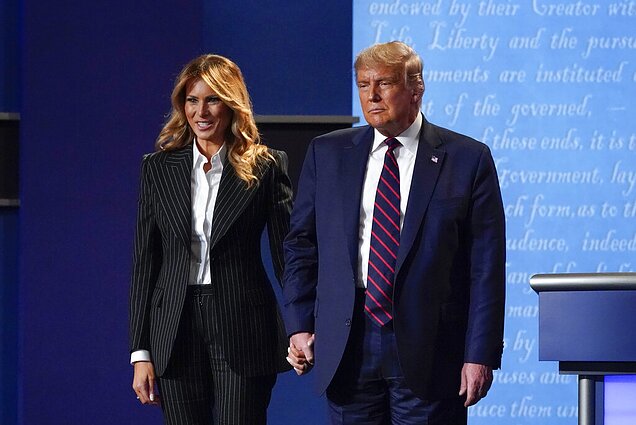 Donaldas Trumpas ir Melania Trump