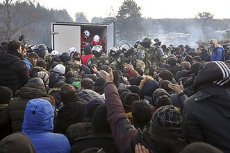Migrantai Lenkijos–Baltarusijos pasienyje Migrantai Lenkijos–Baltarusijos pasienyje