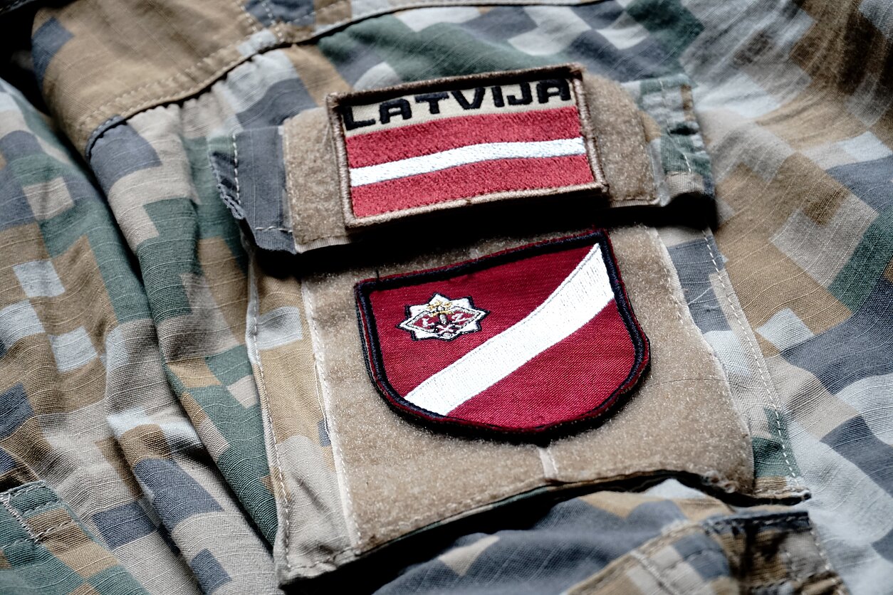 Latvian military