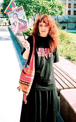 Jurga Ivanauskaitė. Už Tibeto laisvę, 1994. 