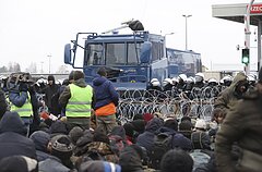 Migrantai prie Bruzgio-Kuznicos pasienio punkto Migrantai prie Bruzgio-Kuznicos pasienio punkto