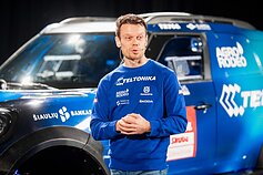Vaidotas Žala pristatė naują komandos pavadinimą, įvaizdį ir patobulintą automobilį