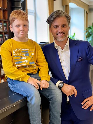 Vytautas Rumšas jaunesnysis ir Joris Vytautas Rumšas jaunesnysis ir Joris