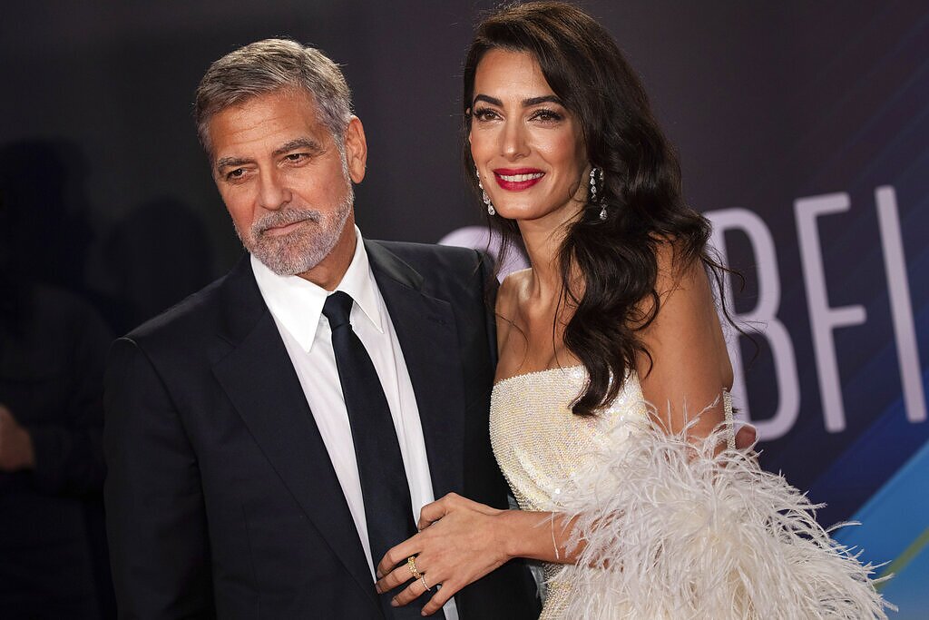George`as Clooney`is, Amal Clooney George`as Clooney`is, Amal Clooney