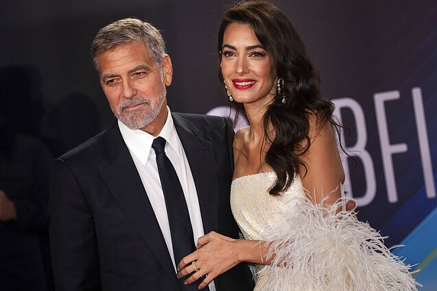George`as Clooney`is, Amal Clooney George`as Clooney`is, Amal Clooney